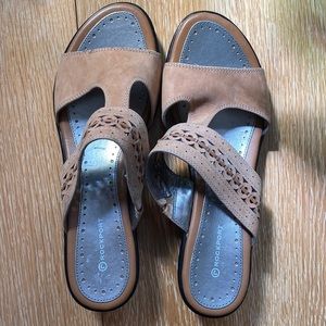 NWOB Rockport suede sandals